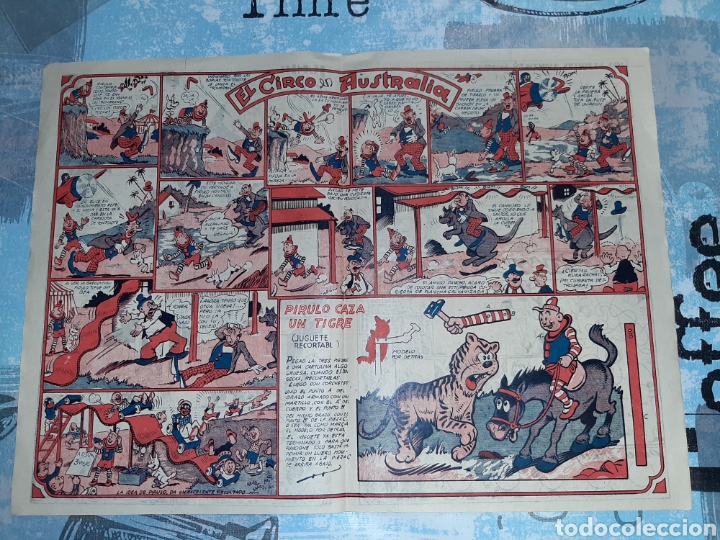 Tebeos: Almanaque de la Acrob&aacute;tica Infantil para 1945, ORIGINAL - Foto 3