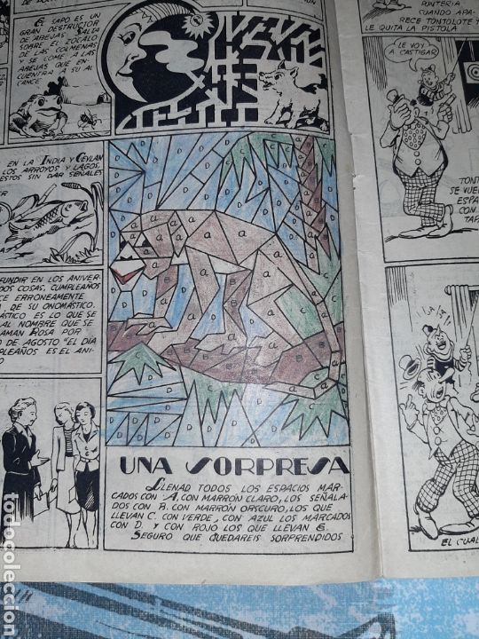 Tebeos: Almanaque de la Acrob&aacute;tica Infantil para 1945, ORIGINAL - Foto 4