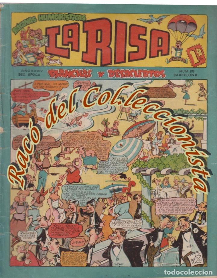 Tebeos: LA RISA N. 59 2A. EPOCA , PLANCHAS Y DESACIERTOS , EDITORIAL MARCO - Foto 1