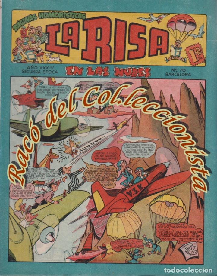 Tebeos: LA RISA N. 70 2A.EPOCA, EN LAS NUBES , EDITORIAL MARCO - Foto 1