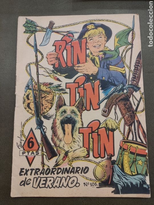 Tebeos: Rin Tin tin n&deg;105, Marco 1958 - Foto 1