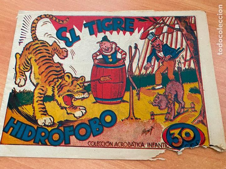 Tebeos: EL TIGRE HIDROFOBO COLECCION ACROBATICA INFANTIL (COB20) - Foto 1