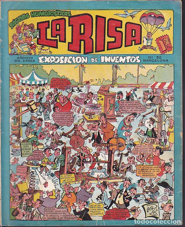 Tebeos: COMIC COLECCION LA RISA 2&ordf; EPOCA N&ordm; 39 - Foto 1