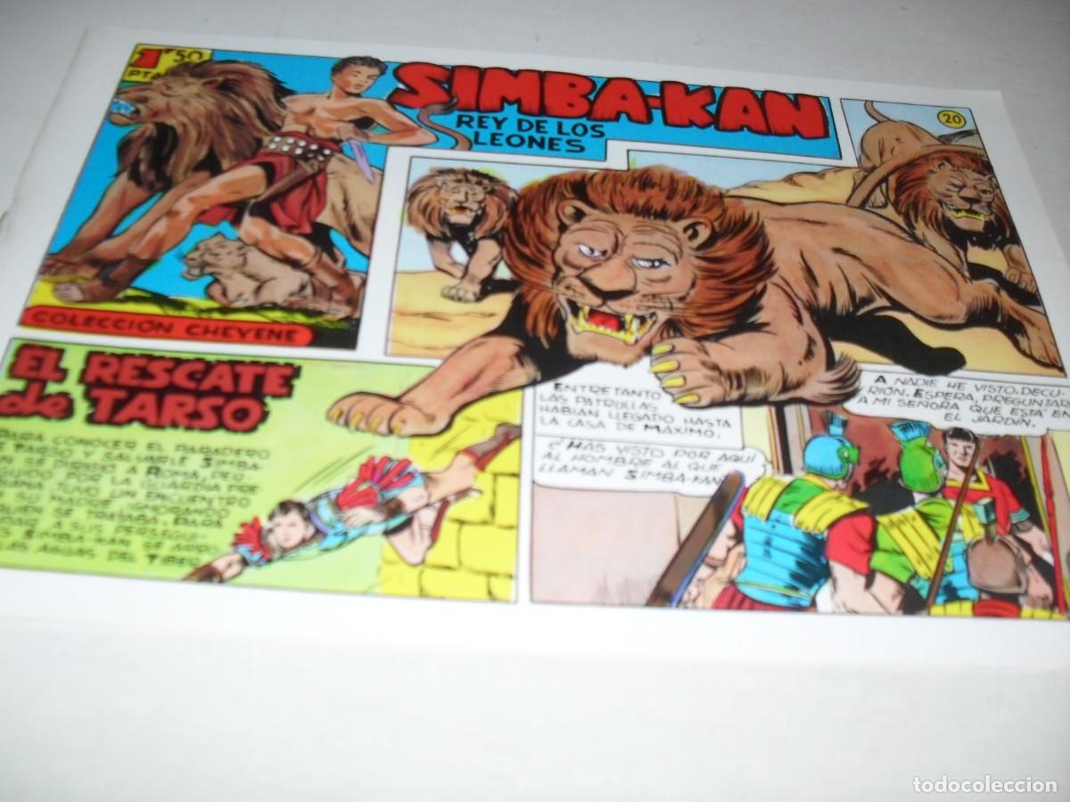 Tebeos: FACSIMIL SIMBA-KAN 20,(DE 60)EL RESCATE DE TARSO.MARCO,1961.IMPECABLE. - Foto 1