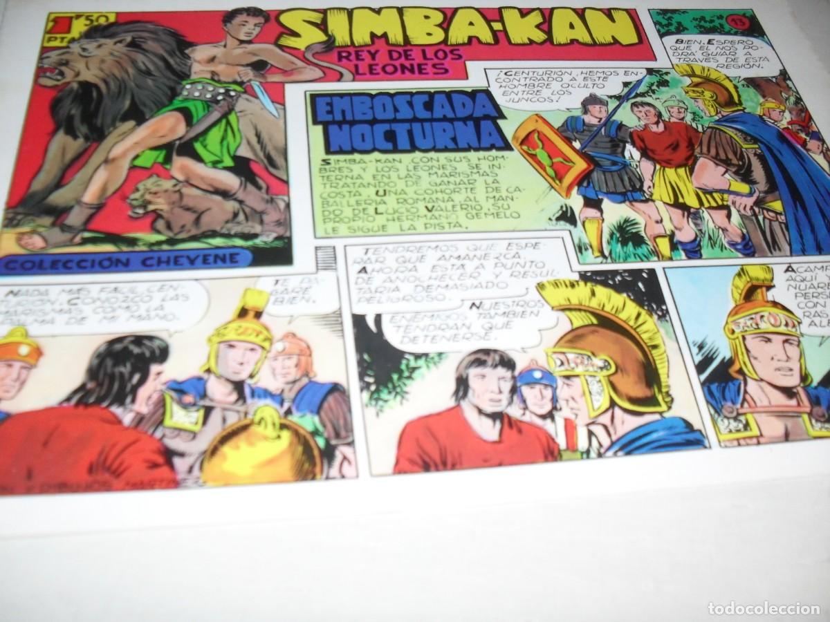 Tebeos: FACSIMIL SIMBA-KAN 13,(DE 60)EMBOSCADA NOCTURNA.MARCO,1961.IMPECABLE. - Foto 1