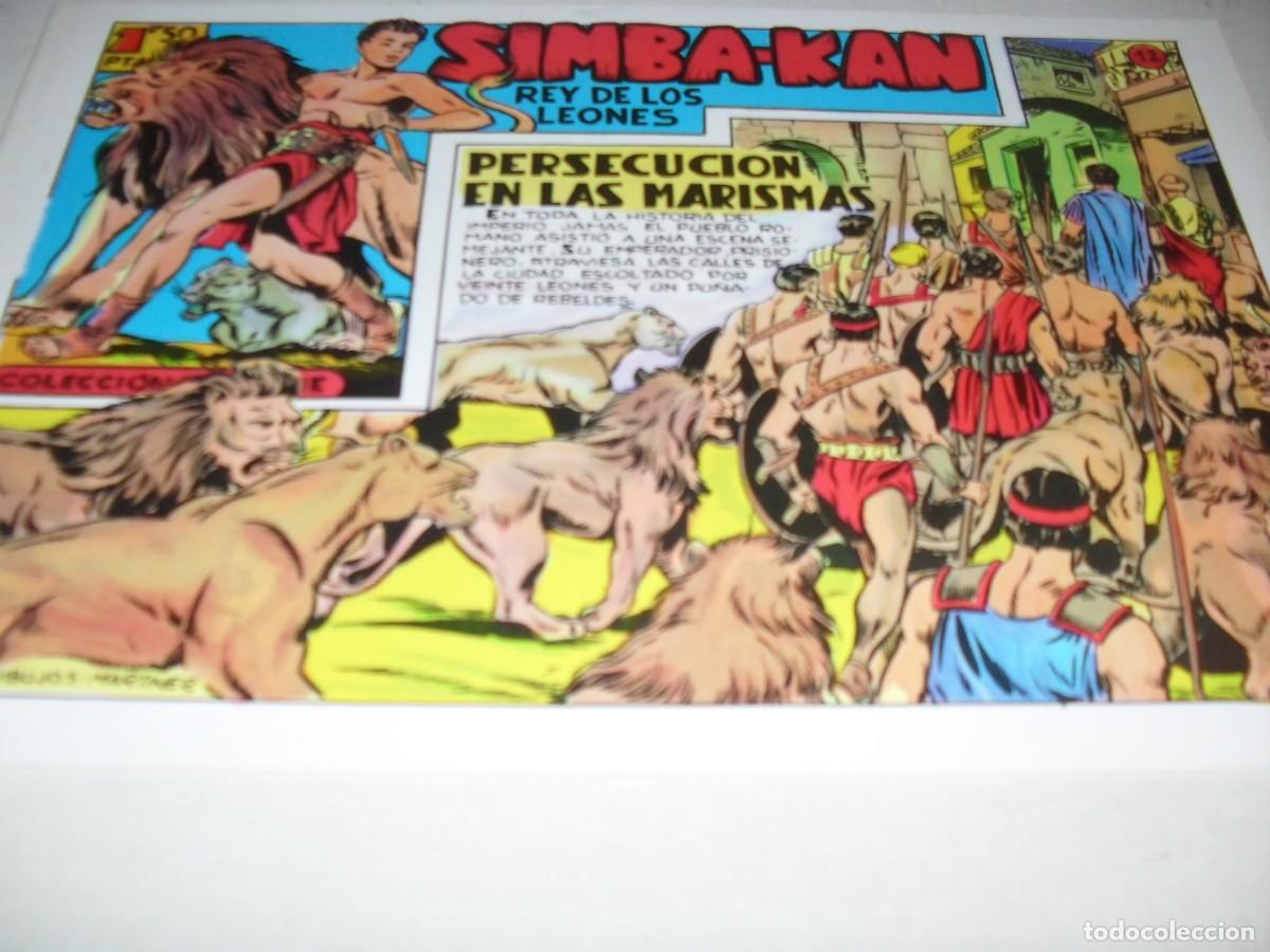 Tebeos: FACSIMIL SIMBA-KAN 12,(DE 60)PERSECUCION EN LAS MARISMAS.MARCO,1961.IMPECABLE. - Foto 1
