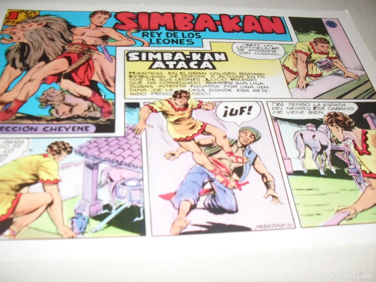 Tebeos: FACSIMIL SIMBA-KAN 11,(DE 60)SIMBA-KAN ATACA.MARCO,1961.IMPECABLE. - Foto 1