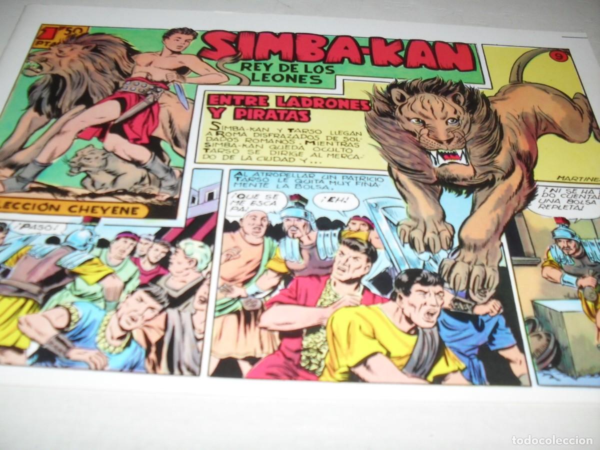 Tebeos: FACSIMIL SIMBA-KAN 9,(DE 60)ENTRE LADRONES Y LEONES.MARCO,1961.IMPECABLE. - Foto 1