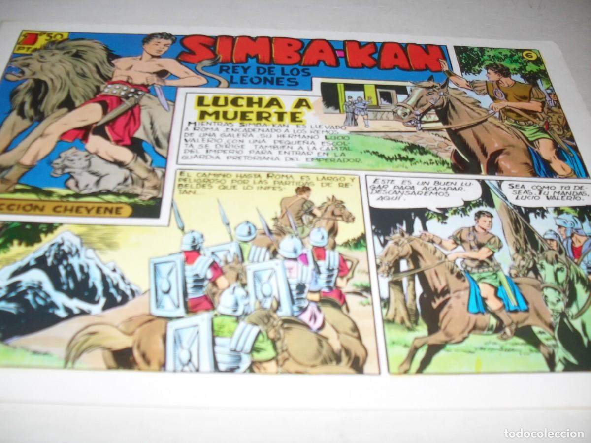 Tebeos: FACSIMIL SIMBA-KAN 6,(DE 60)LUCHA A MUERTE.MARCO,1961.IMPECABLE. - Foto 1