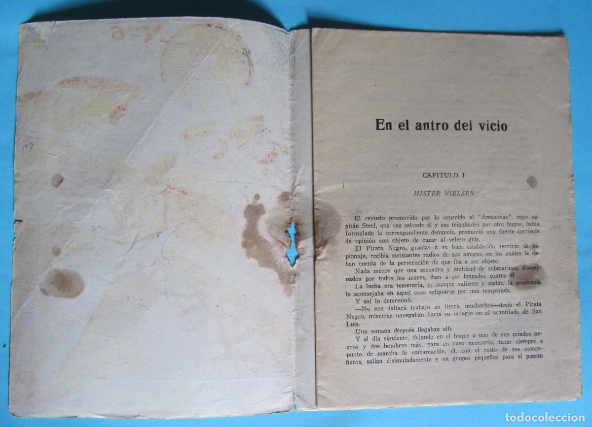 Tebeos: EL PIRATA NEGRO. N&ordm; 6. EN EL ANTRO DEL VICIO. EDICIONES MARCO - Foto 2