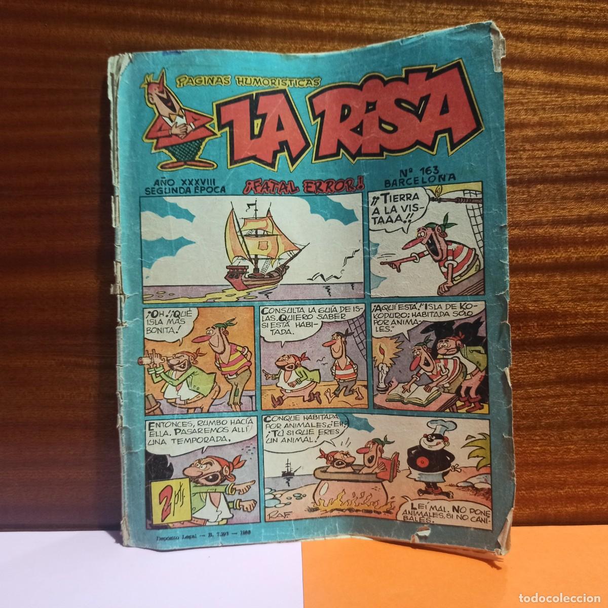 Tebeos: COMIC / TBO - LA RISA - PAGINAS HUMORISTICAS - N&ordm; 163 - Foto 1