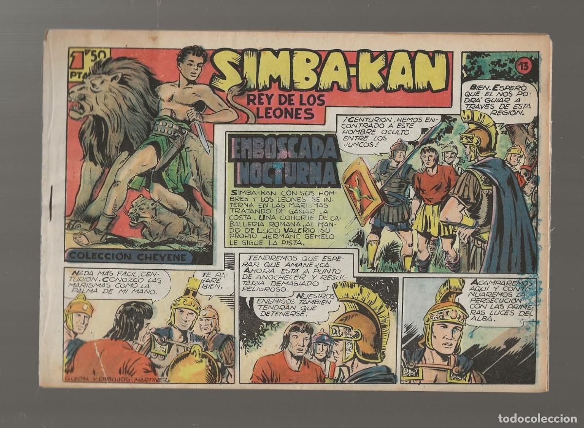 Tebeos: SIMBA-KAN N&ordm; 13 EMBOSCADA NOCTURNA (ORIGINAL) EDITORIAL MARCO 1960 - Foto 1