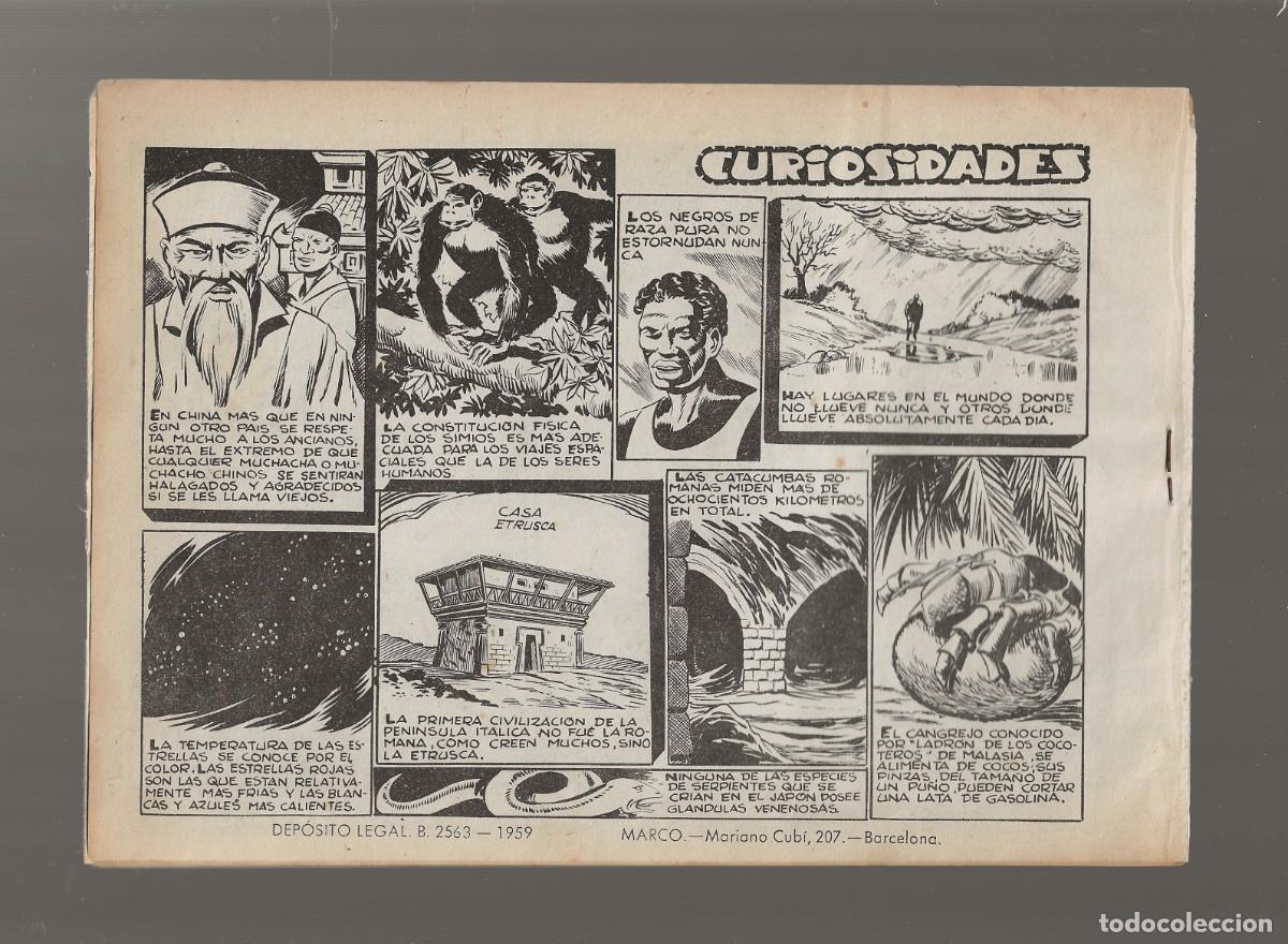Tebeos: SIMBA-KAN N&ordm; 13 EMBOSCADA NOCTURNA (ORIGINAL) EDITORIAL MARCO 1960 - Foto 2
