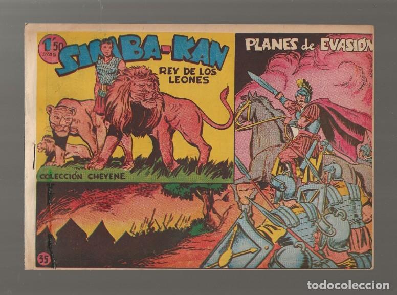 Tebeos: SIMBA-KAN N&ordm; 35 - PLANES DE EVASI&Oacute;N - EDITORIAL MARCO 1960 - Foto 1