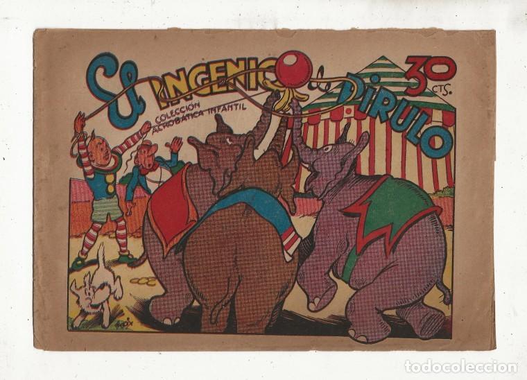 Tebeos: COLECCI&Oacute;N ACROB&Aacute;TICA INFANTIL N&ordm; 91 - EL INGENIO DE PIRULO - MARCO 1942 - Foto 1