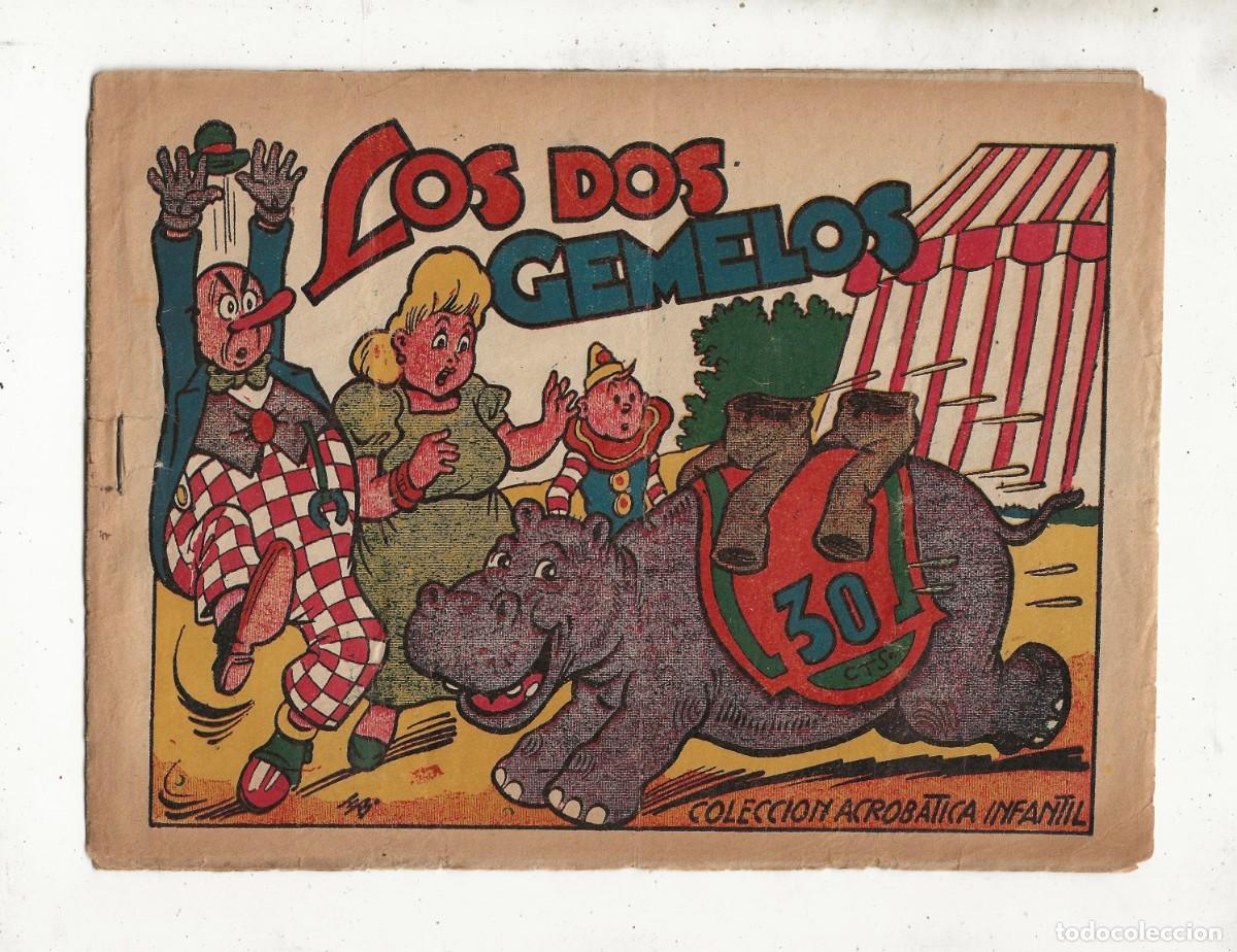 Tebeos: COLECCI&Oacute;N ACROB&Aacute;TICA INFANTIL - LOS DOS GEMELOS - MARCO 1942 - Foto 1
