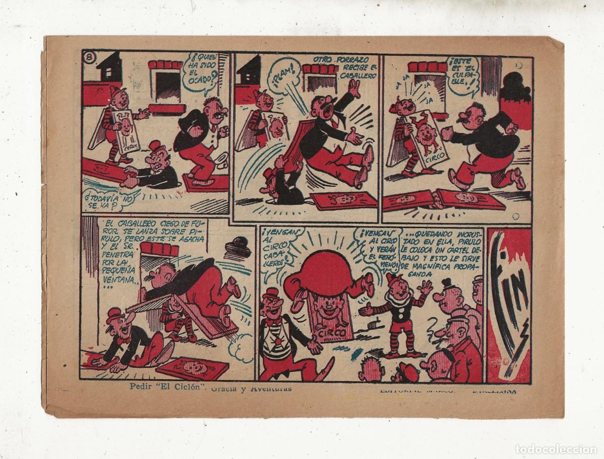 Tebeos: COLECCI&Oacute;N ACROB&Aacute;TICA INFANTIL - PROPAGANDA CIRCENSE - MARCO 1942 - Foto 2