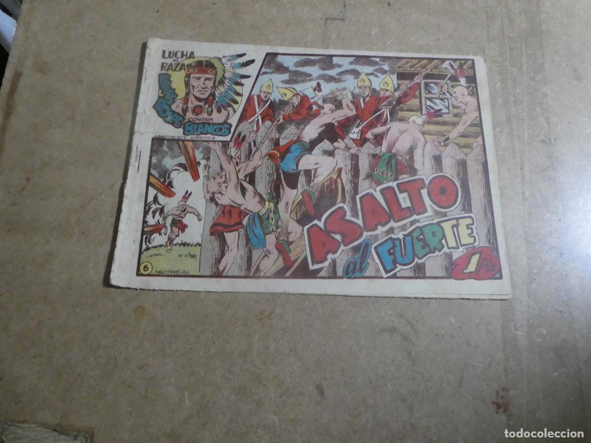 Tebeos: lucha de razas n&ordm; 6, original editorial marco - Foto 1