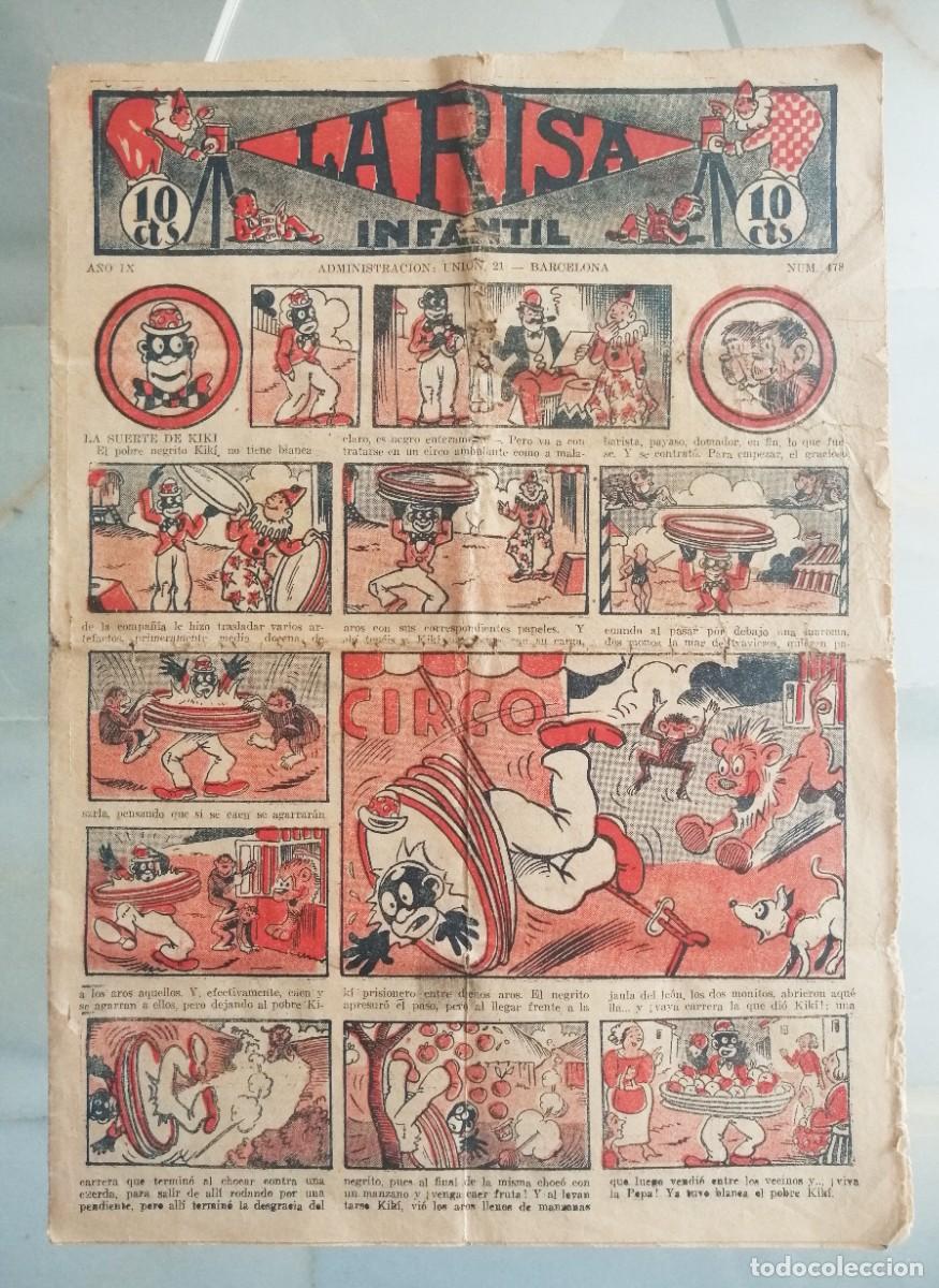 Tebeos: LA RISA INFANTIL N&ordm; 478 - EDITORIAL MARCO 1934 - Foto 1