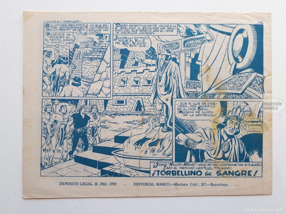 Tebeos: El halc&oacute;n negro n&ordm; 16 - Marco - Foto 2