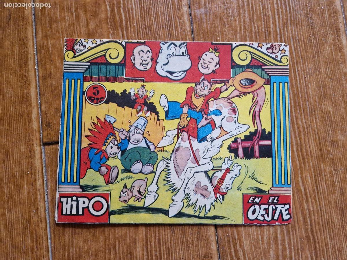 Tebeos: HIPO N&ordm; 6 EN EL OESTE EDITORIAL MARCO 1962 - Foto 1