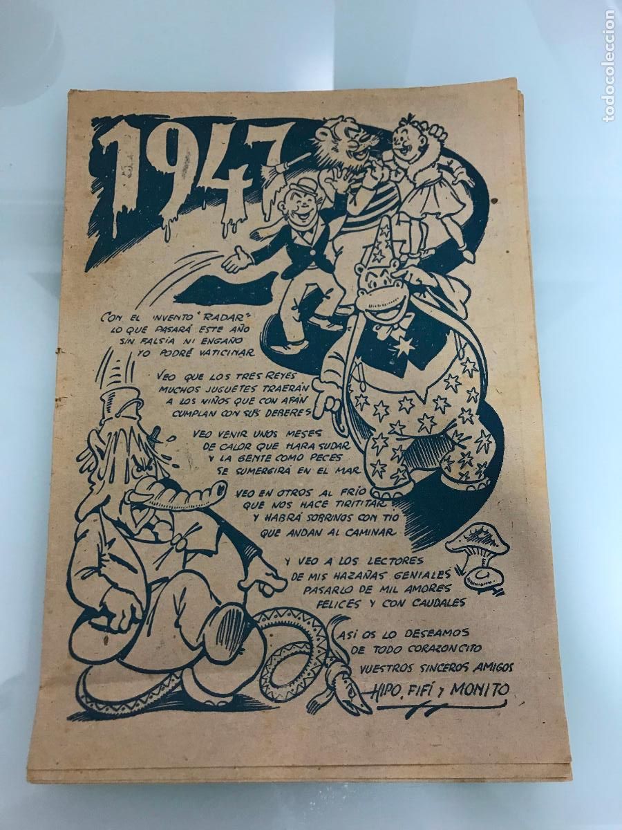Tebeos: ALMANAQUE HIPO A&Ntilde;O 1947 , CLIPER - Foto 1