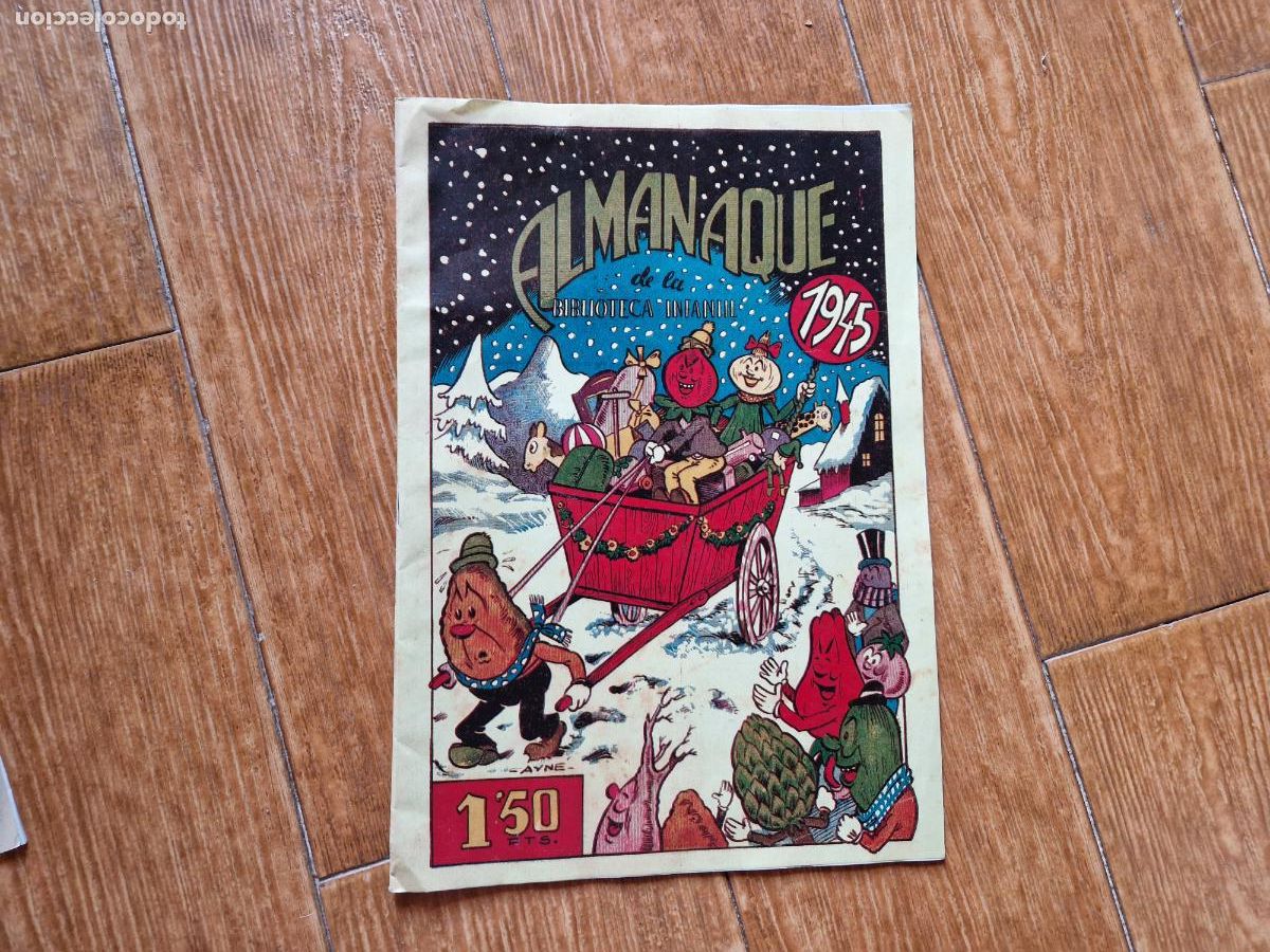 Tebeos: ALMANAQUE DE LA BIBLIOTECA INFANTIL 1945 FACSIMIL EDITORIAL MARCO - Foto 1