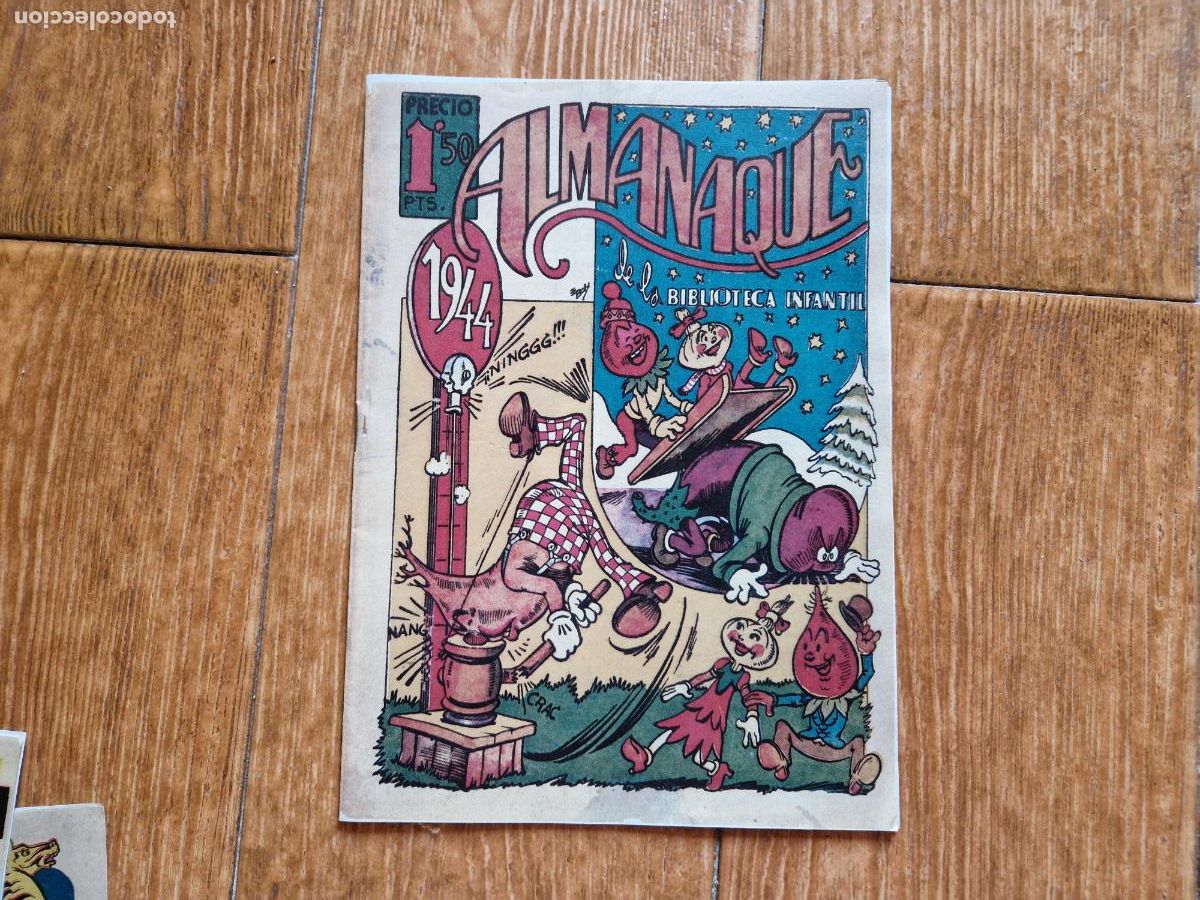 Tebeos: ALMANAQUE DE LA BIBLIOTECA INFANTIL 1944 FACSIMIL EDITORIAL MARCO - Foto 1