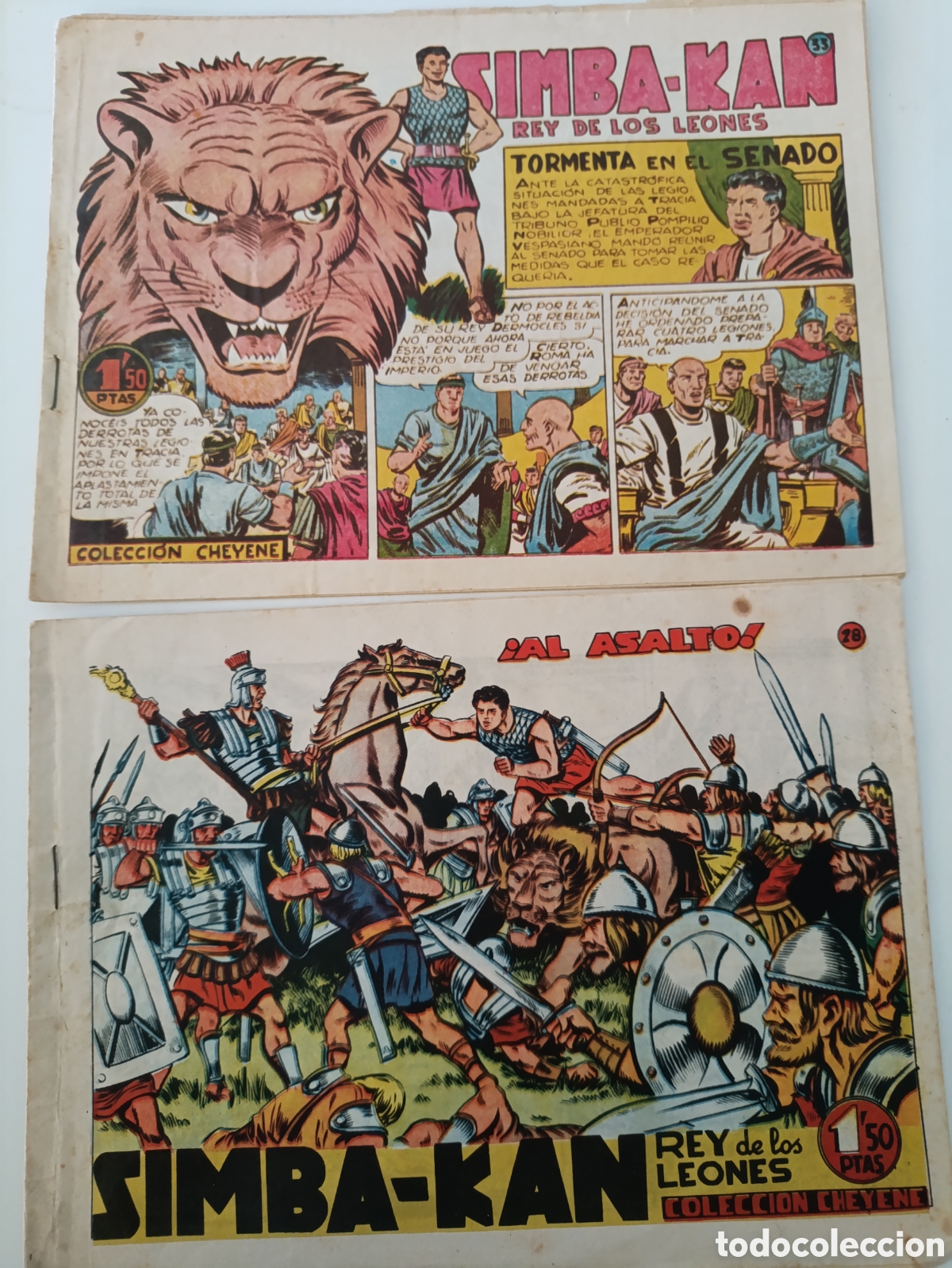 Tebeos: Lote de 13 Simba Kan a&ntilde;o 1959 - Foto 2