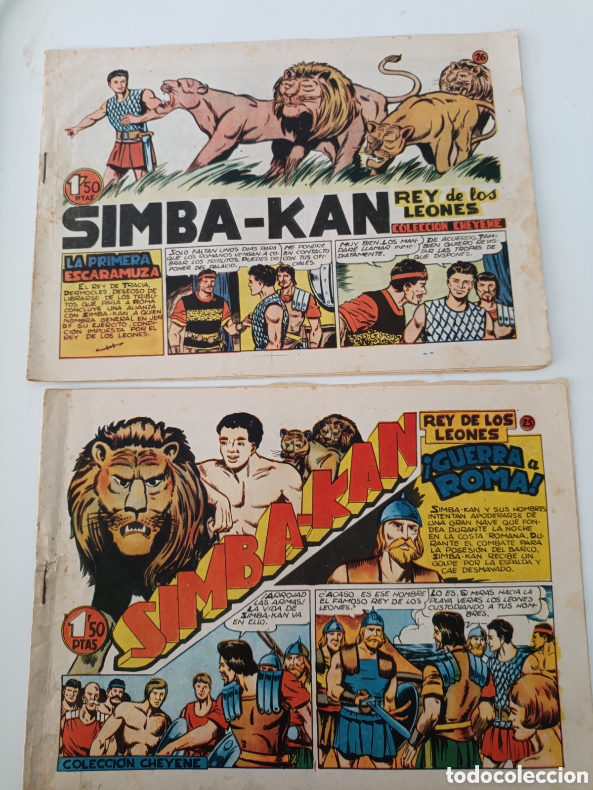 Tebeos: Lote de 13 Simba Kan a&ntilde;o 1959 - Foto 3