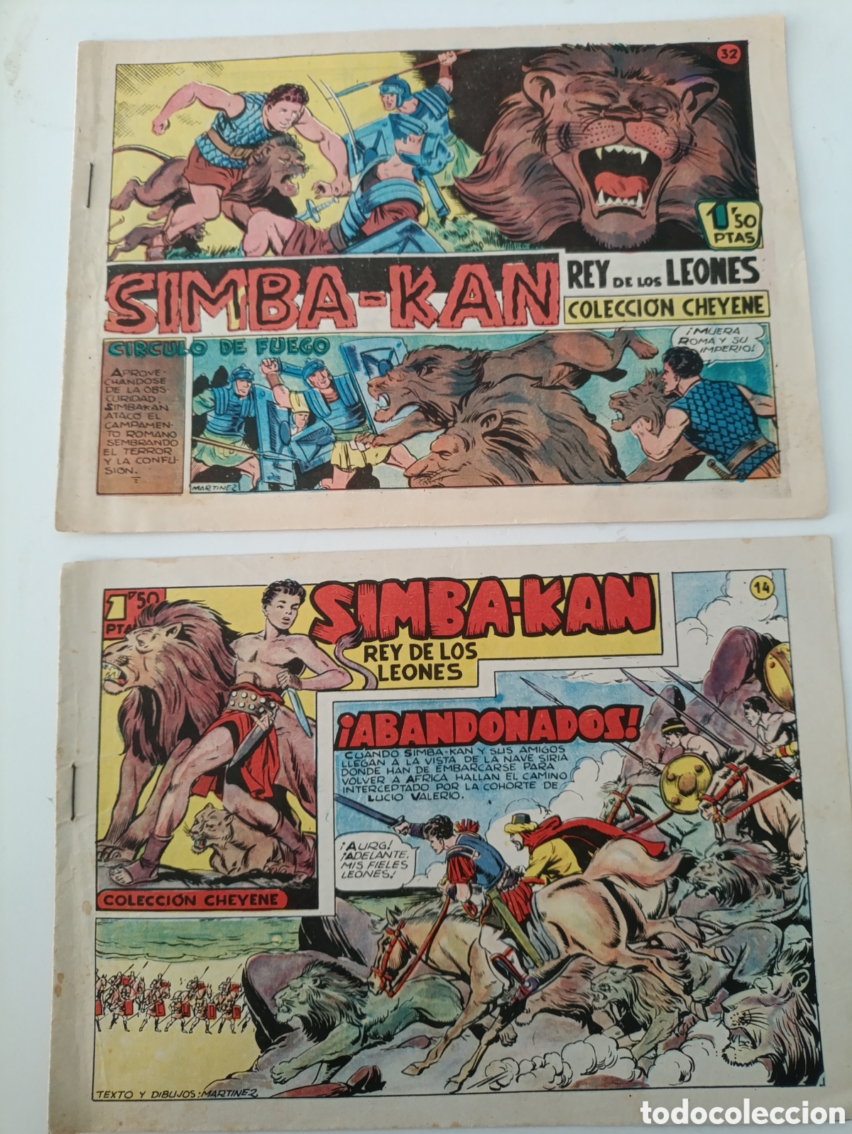 Tebeos: Lote de 13 Simba Kan a&ntilde;o 1959 - Foto 4