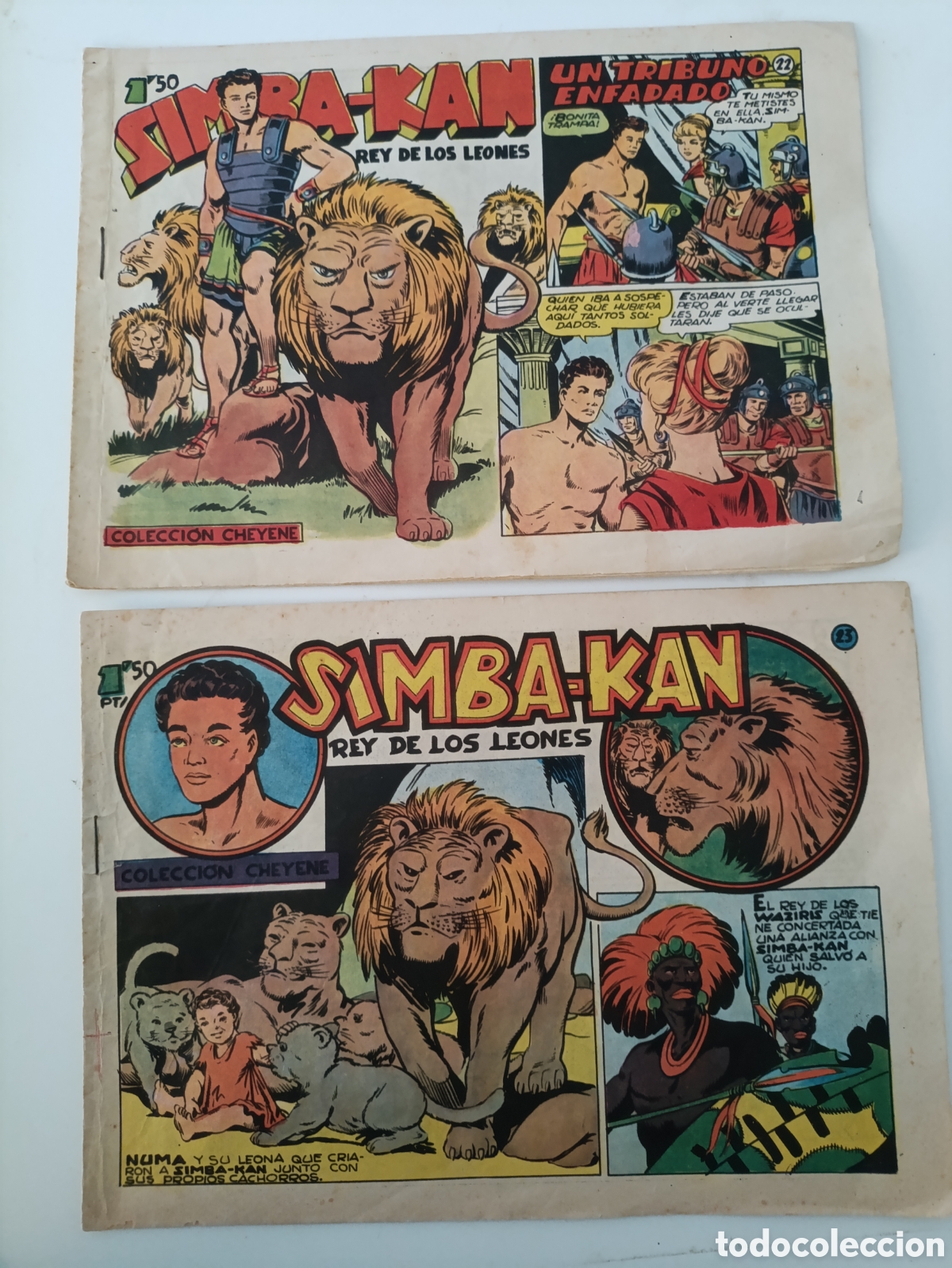 Tebeos: Lote de 13 Simba Kan a&ntilde;o 1959 - Foto 5