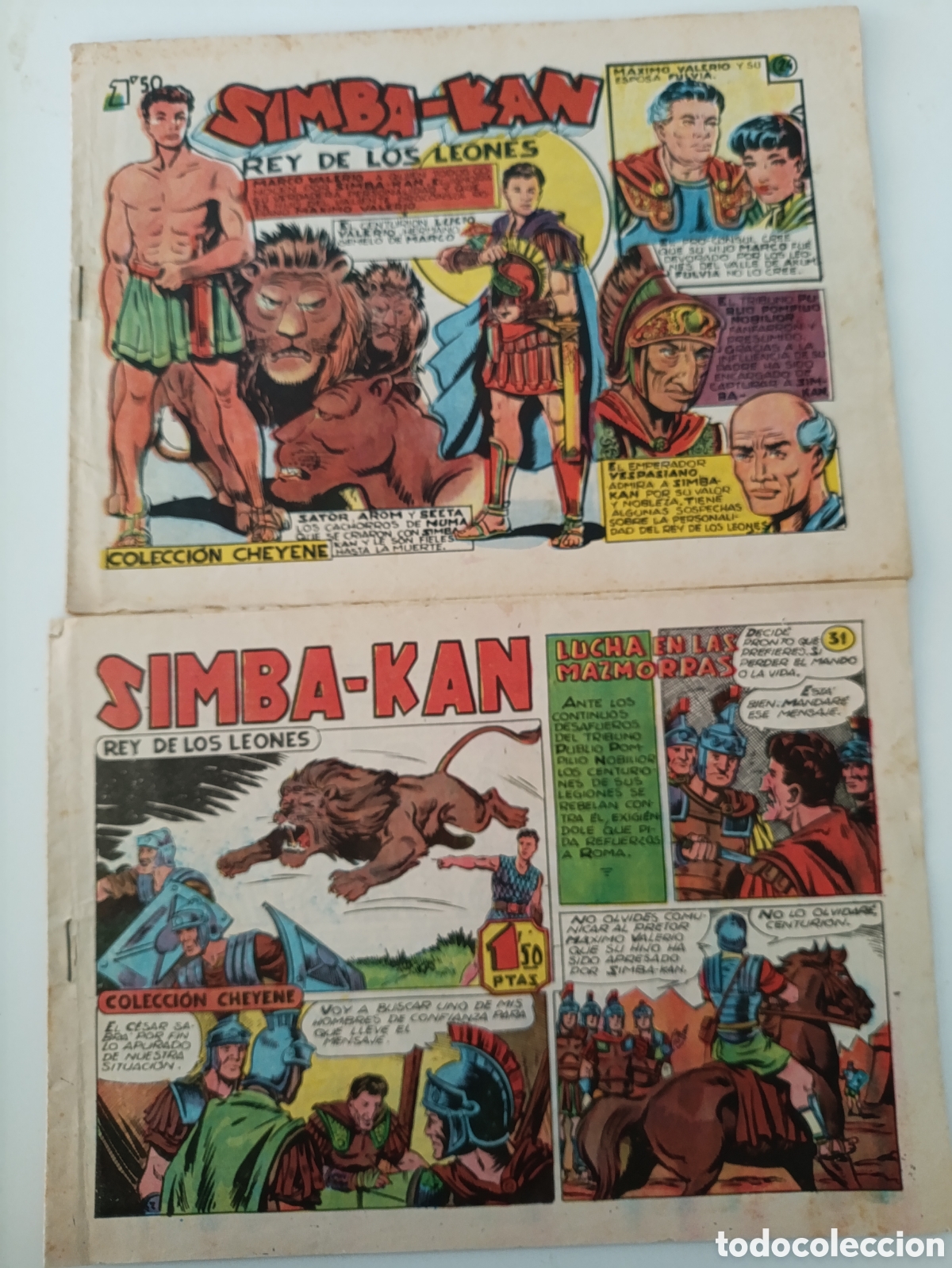 Tebeos: Lote de 13 Simba Kan a&ntilde;o 1959 - Foto 7