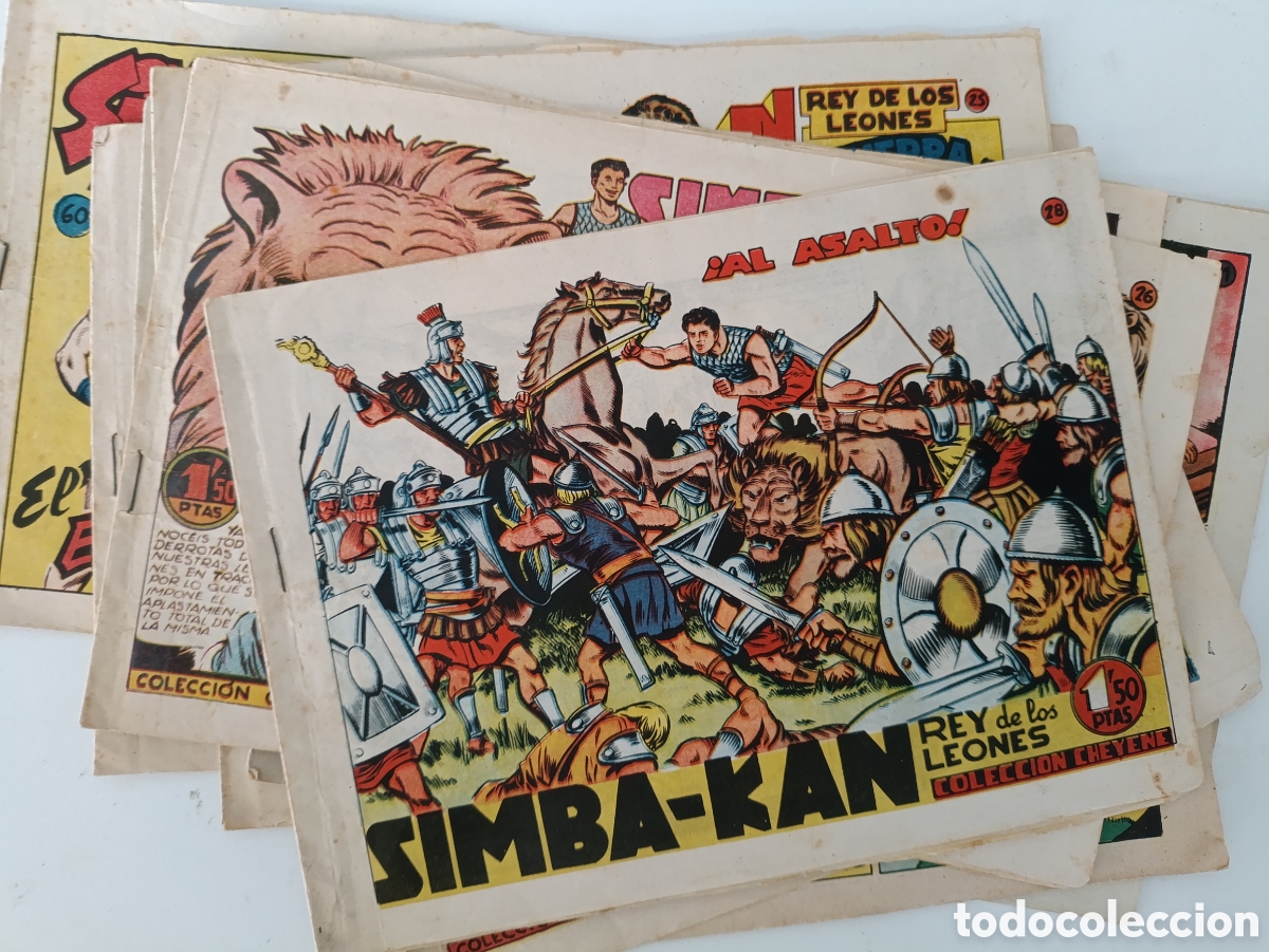 Tebeos: Lote de 13 Simba Kan a&ntilde;o 1959 - Foto 1