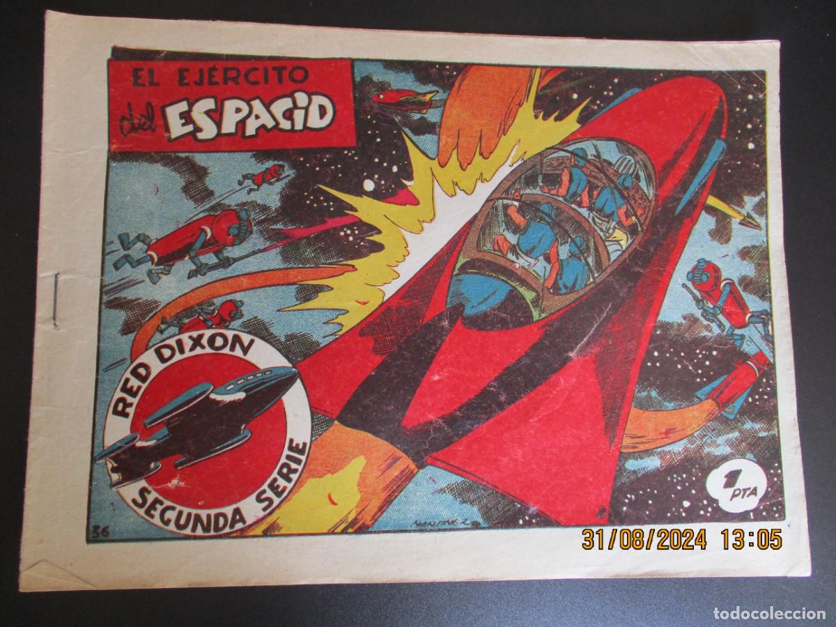 Tebeos: RED DIXON (1955, MARCO) 36 &middot; 8-VI-1956 &middot; EL EJ&Eacute;RCITO DEL ESPACIO - Foto 1