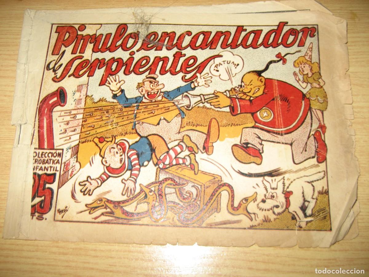 Tebeos: Pirulo encantador de serpientes . colecci&oacute;n acrobatica infantil . ed Marco - Foto 1