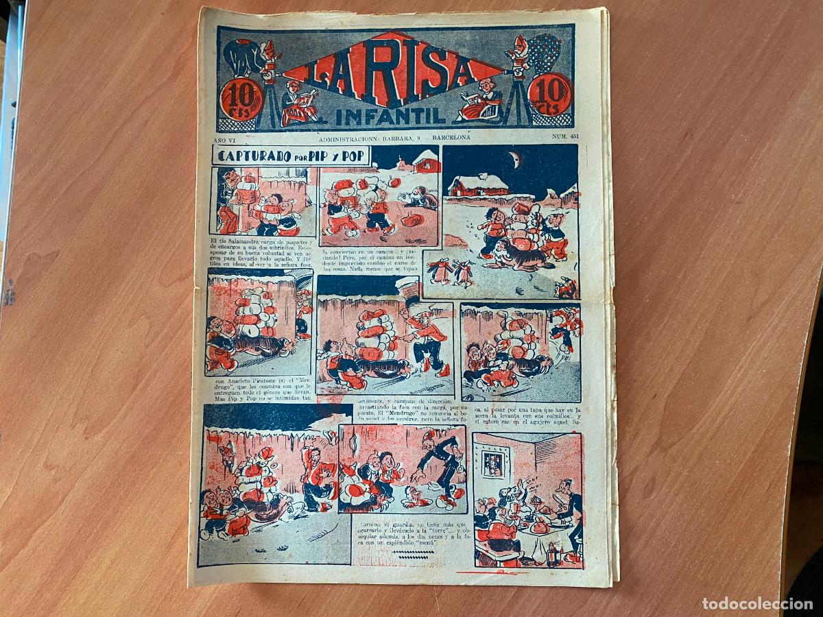 Tebeos: LA RISA INFANTIL N&ordm; 451 (ORIGINAL MARCO) (AB-9) - Foto 1