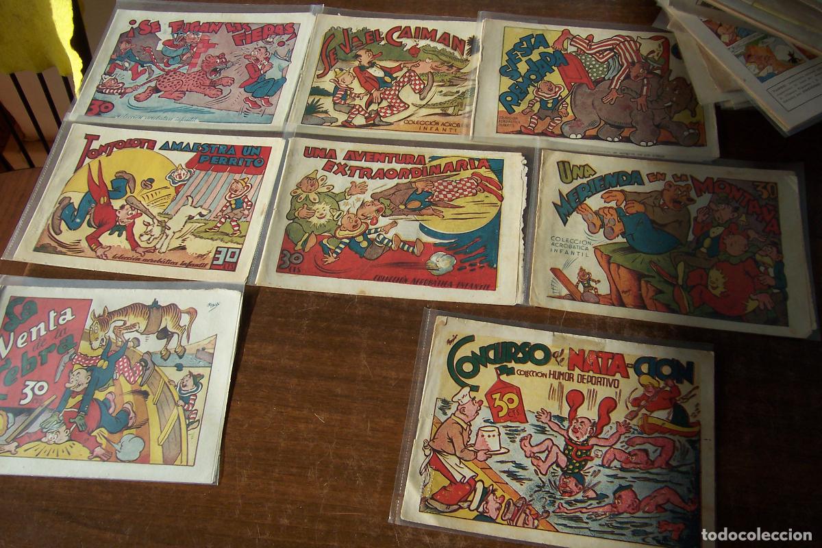 Tebeos: MARCO,- LOTE COLECCION ACROBATICA INFANTIL, PIRULO Y TONTOLETE , VER INTERIOR - Foto 17