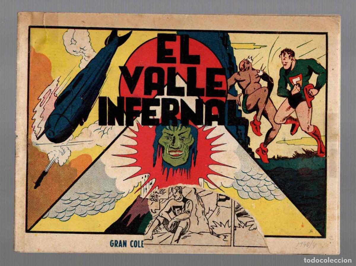 Tebeos: ELVALLE INFERNAL JAIME BAZAN, N&ordm; 2. COLECCION LA RISA. ORIGINAL, MARCO - Foto 1
