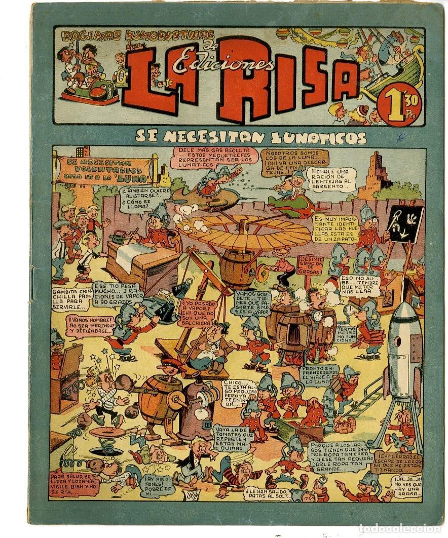 Tebeos: La Risa / Se Necesitan Lun&aacute;ticos / N.6 (A7) - Foto 1