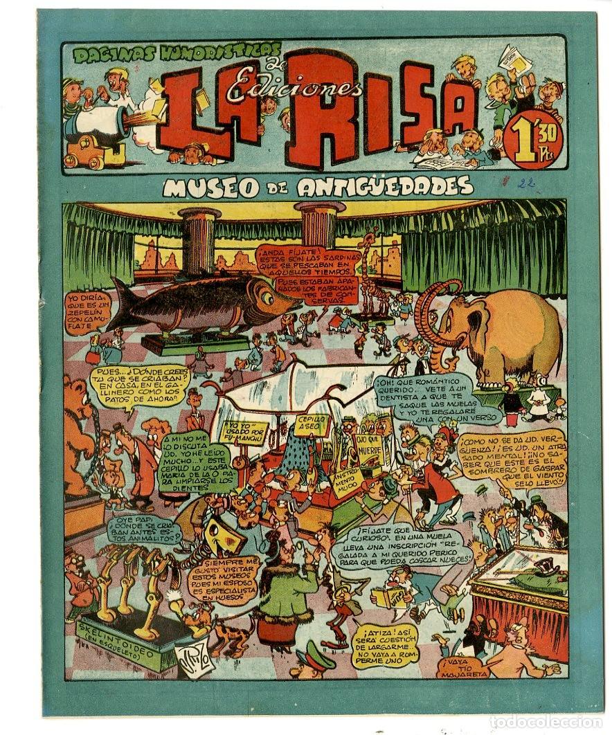 Tebeos: La Risa / Museo de Antig&uuml;edades / N.22 (A7) - Foto 1