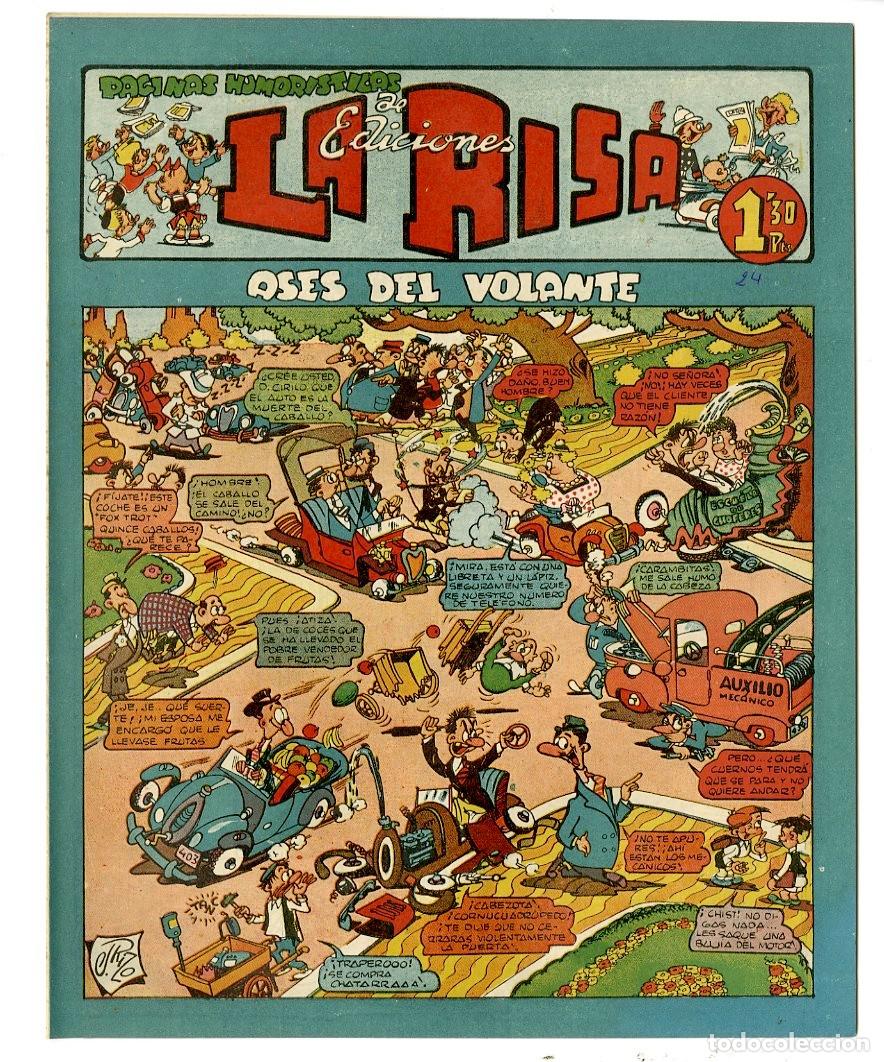 Tebeos: La Risa / Ases del Volante / N.24 (A7) - Foto 1