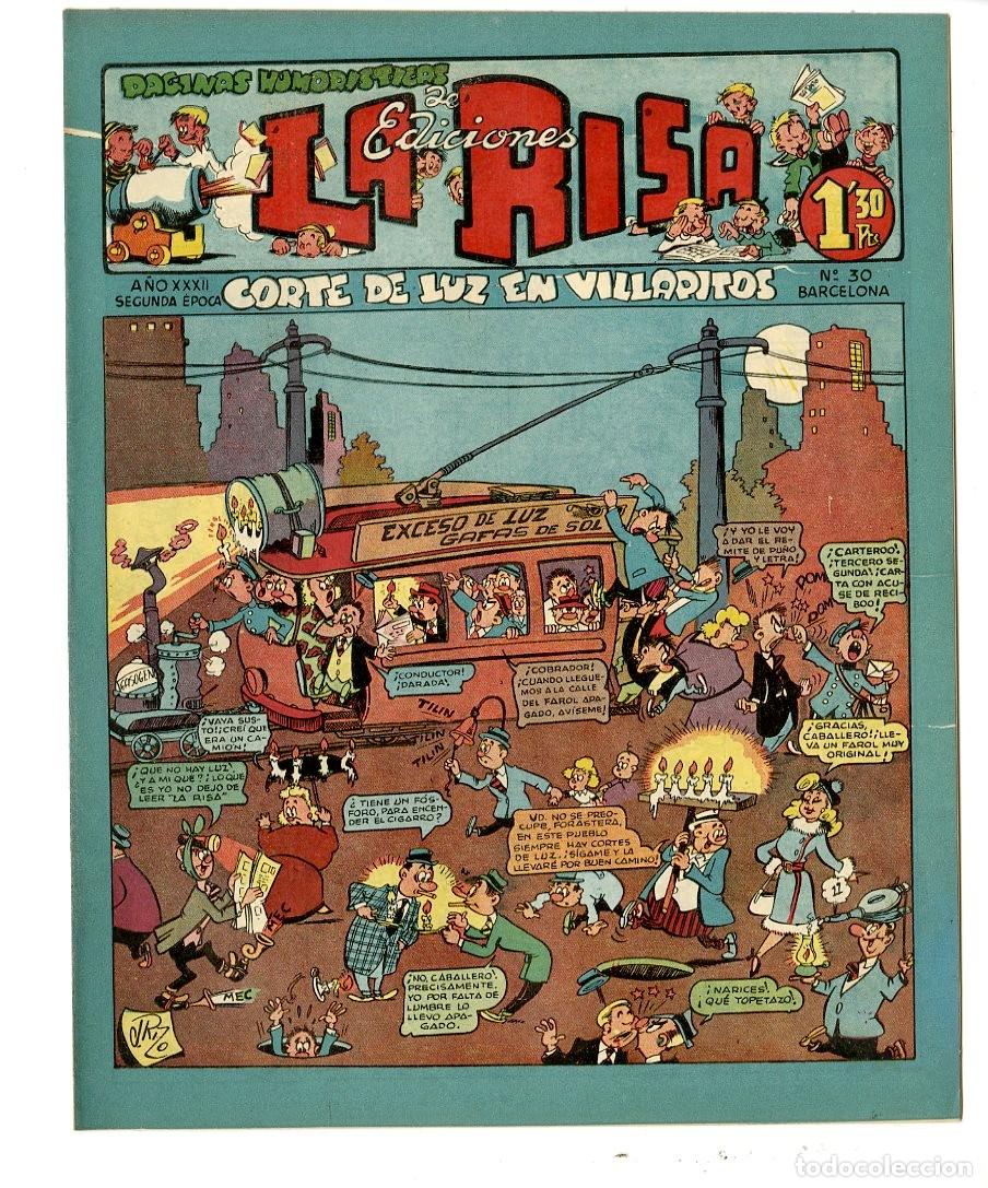 Tebeos: La Risa / Corte de Luz en Villapitos / N.30 (A7) - Foto 1