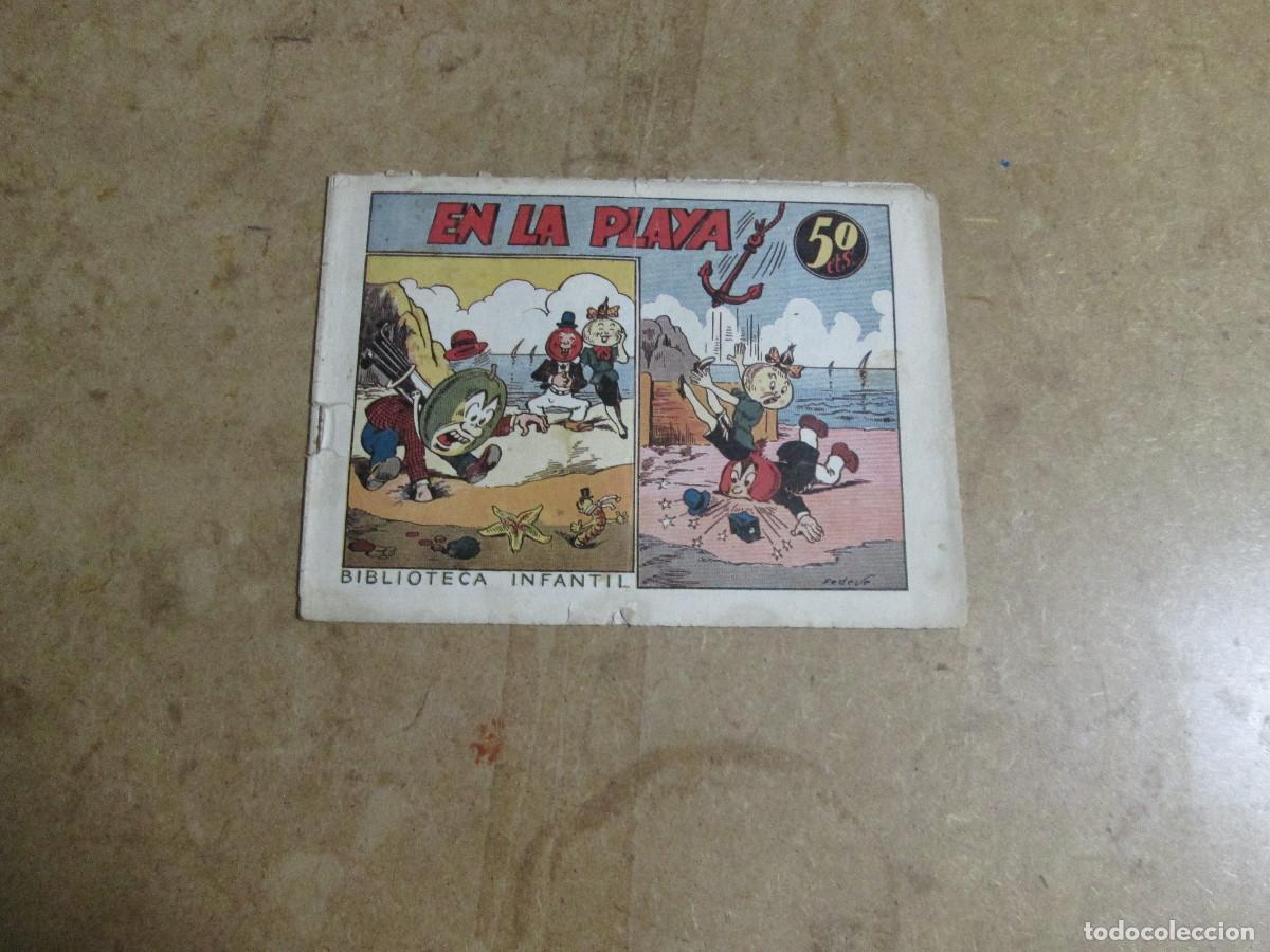 Tebeos: bilioteca infantil n&ordm; 38, en la playa, marco 1942 - Foto 1