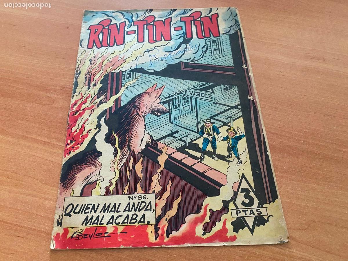 Tebeos: RIN-TIN-TIN N&ordm; 86 QUIEN MAL ANDA MAL ACABA (ORIGINAL) (COB21) - Foto 1