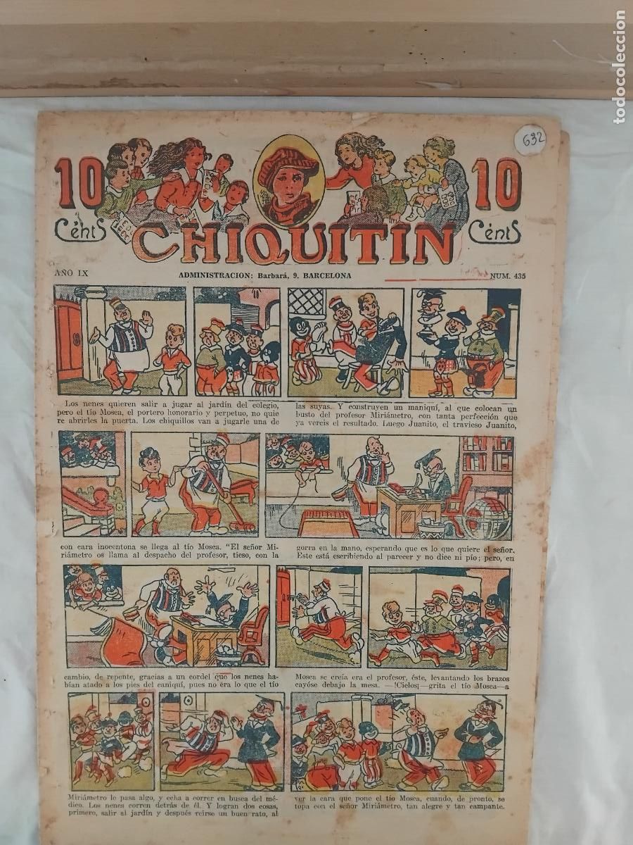 Tebeos: CHIQUITIN N&ordm; 435. EDITORIAL MARCO 1924. - Foto 1
