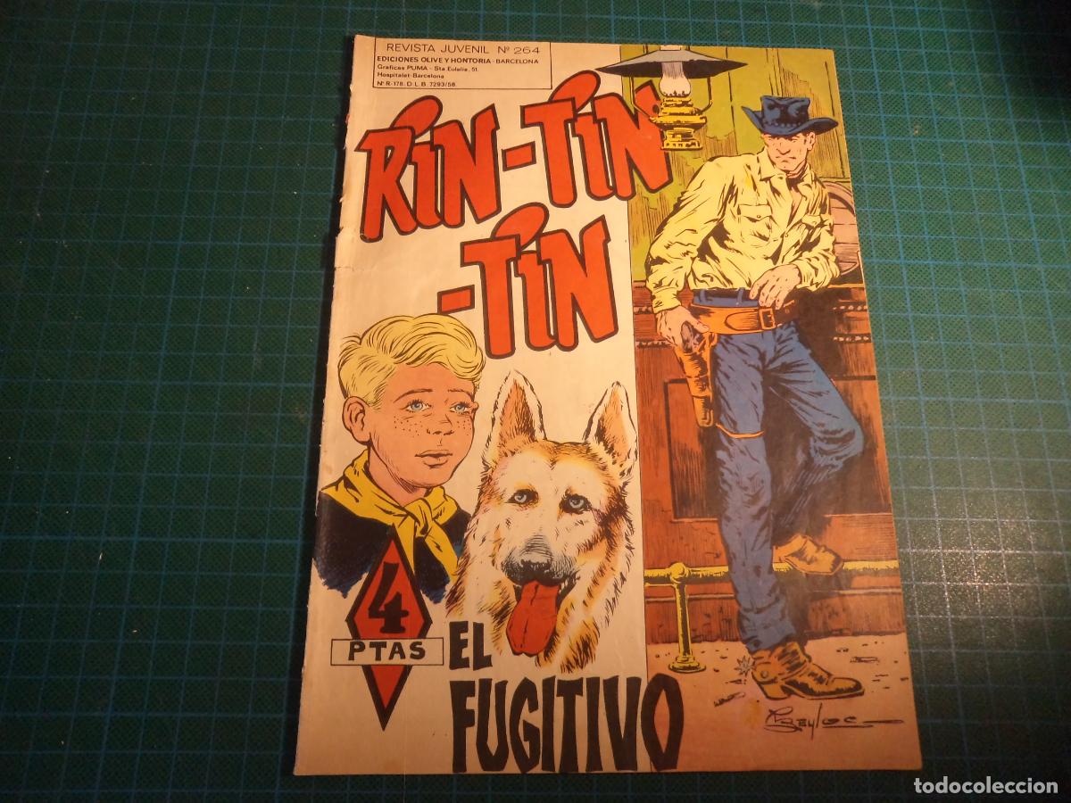 Tebeos: Rin-Tin-Tin. N&ordm; 264. Marco. Procede de encuadernacion. - Foto 1