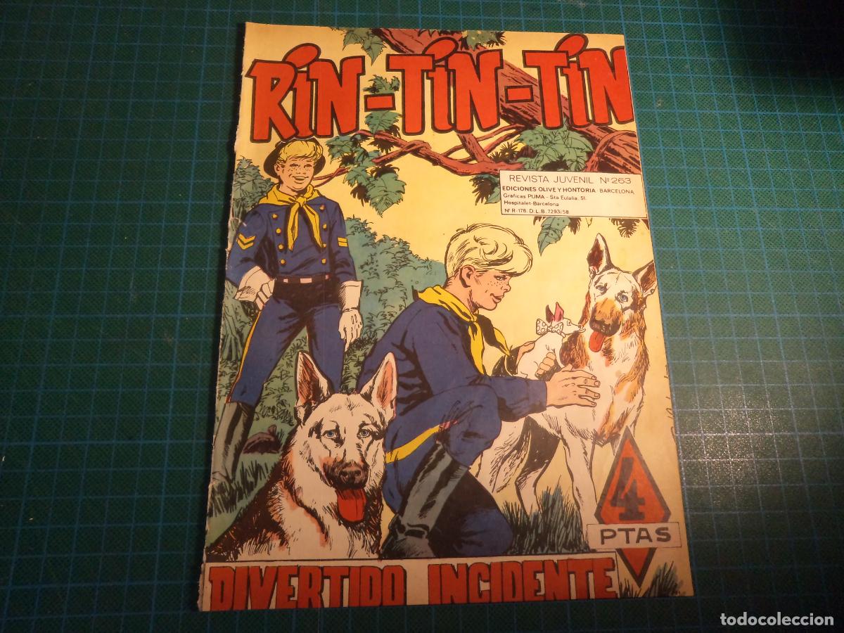 Tebeos: Rin-Tin-Tin. N&ordm; 263. Marco. Procede de encuadernacion. - Foto 1