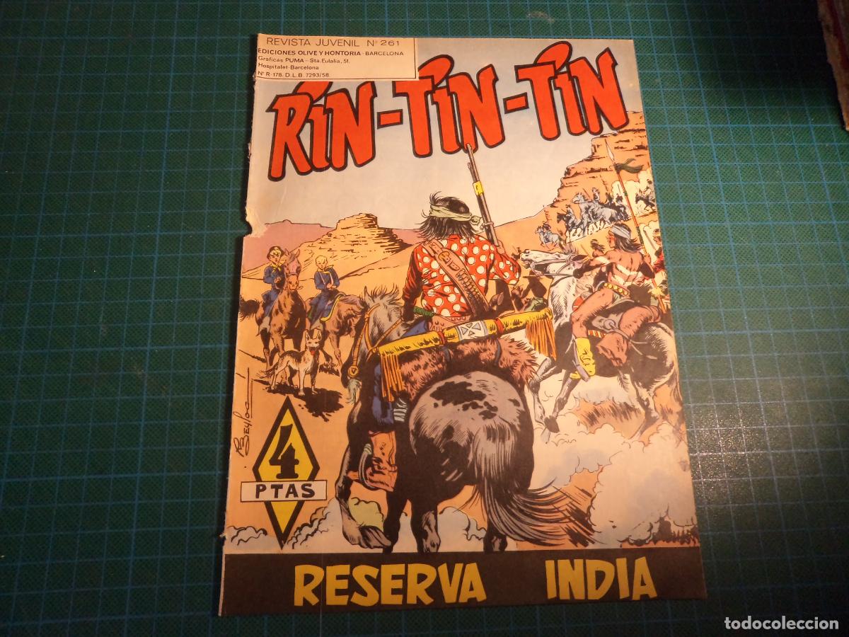 Tebeos: Rin-Tin-Tin. N&ordm; 261. Marco. Procede de encuadernacion. - Foto 1