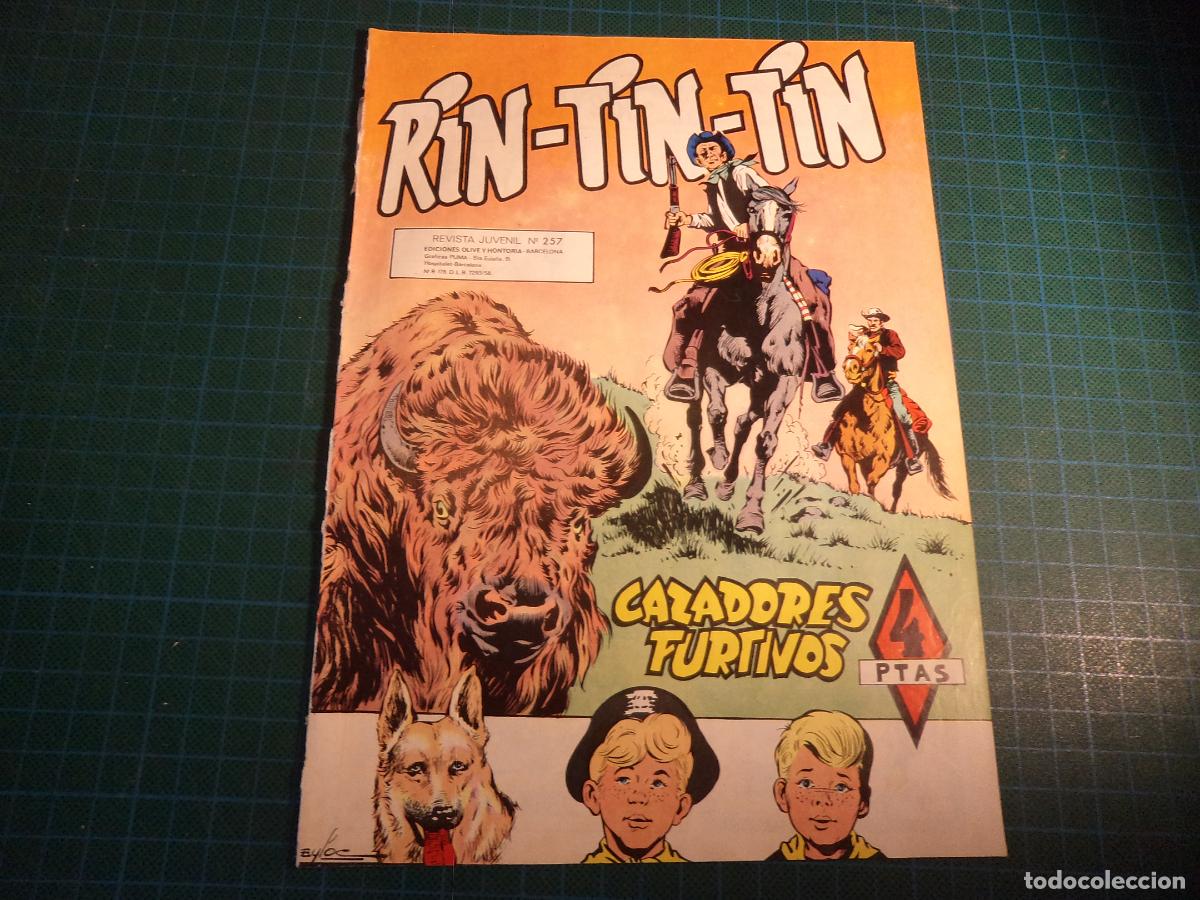 Tebeos: Rin-Tin-Tin. N&ordm; 257. Marco. Procede de encuadernacion. - Foto 1